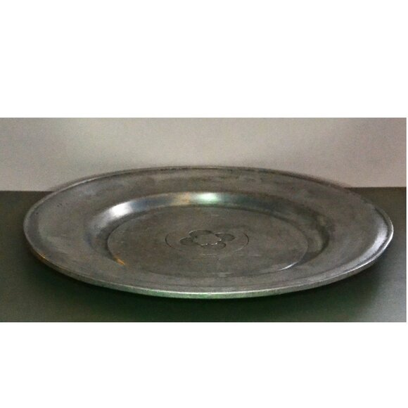 Vintage MCM RWP Pewter Charger Room Decor Accent USA Made - Picture 4 of 6